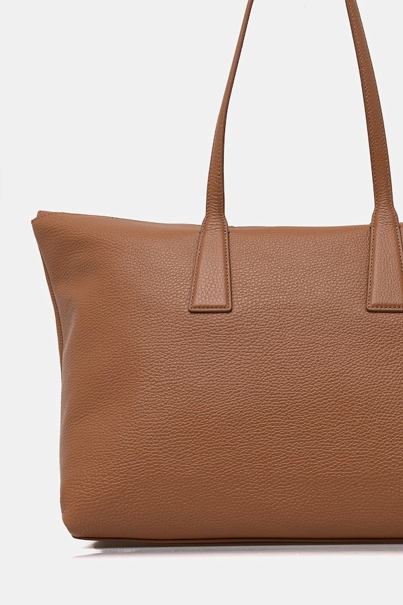 Αξεσουάρ Furla τσάντα shopper γυναικεία δερμάτινη Olivia L Tote WB01940.HSF000.4557S καφέ