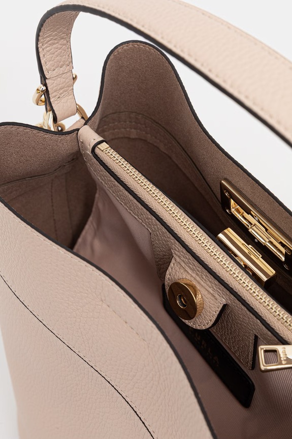 Furla crossbody torba za žene kožna Amelia M Bucket Bag WB01953.HSF000.93300 bež