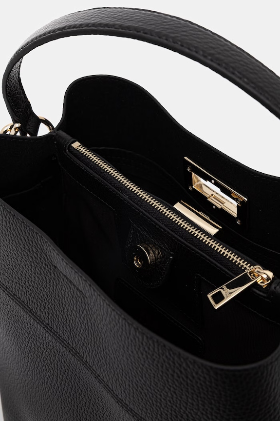Furla χιαστί Γυναικεία δερμάτινη Amelia M Bucket Bag WB01953.HSF000.O6000 μαύρο