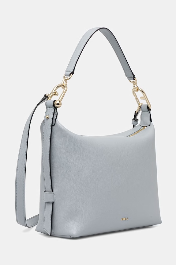 Furla torba za žene kožna Tonie M Hobo WB01964.A.0023.AR300 plava SS26