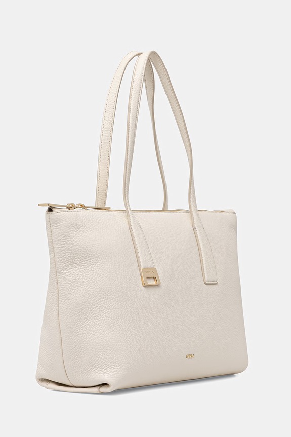 Furla shopper torba za žene kožna Olivia M Tote WB01977.HSF000.PNN00 bež SS26