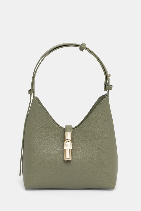 Furla klasična torbica ženska usnjena Goccia S Hobo zelena WB01979.BX3353.4555S