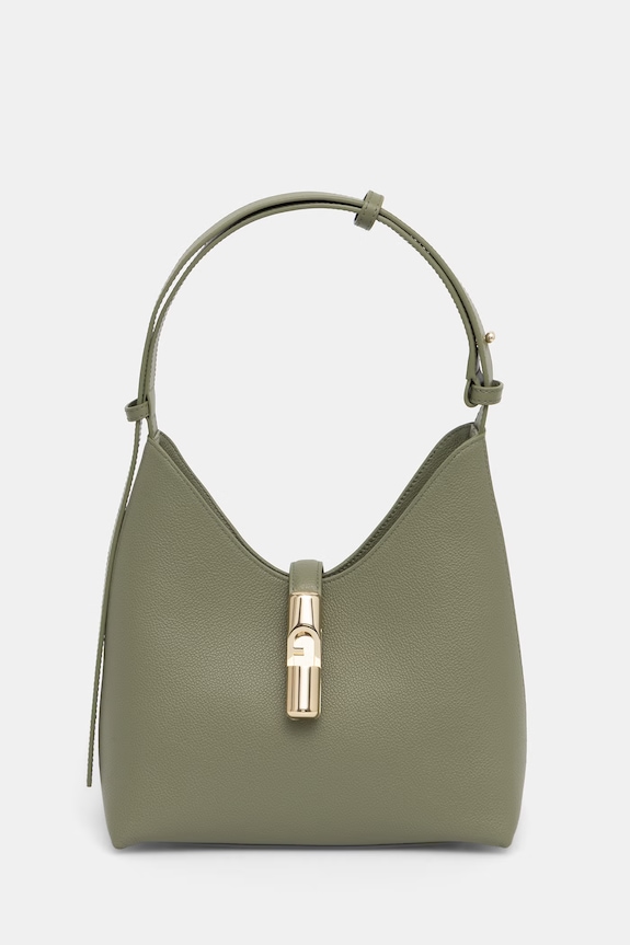 Furla klasična torbica ženska usnjena Goccia S Hobo zelena WB01979.BX3353.4555S