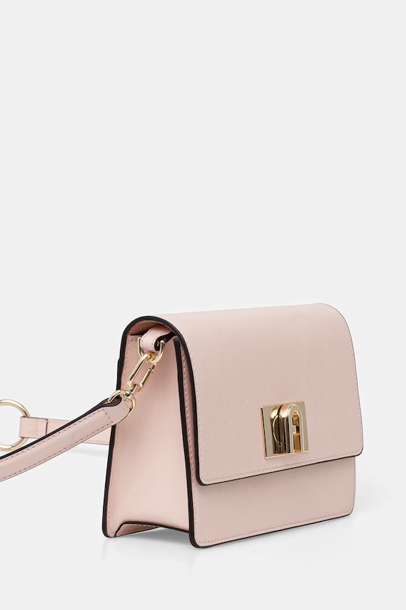 Furla geantă crossbody pentru femei, din piele 1927 Mini Crossbody 20 WB01995.VCQ000.4355S roz SS26