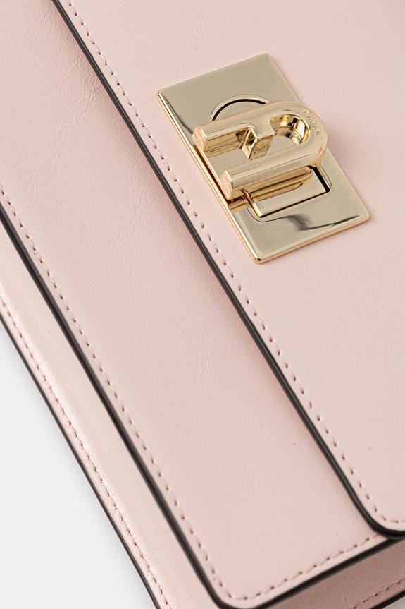 Furla geantă crossbody pentru femei, din piele 1927 Mini Crossbody 20 roz WB01995.VCQ000.4355S