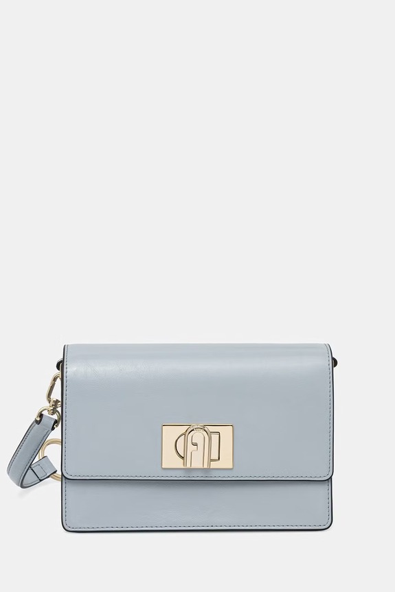 Furla geantă crossbody pentru femei, din piele 1927 Mini Crossbody 20 albastru WB01995.VCQ000.AR300