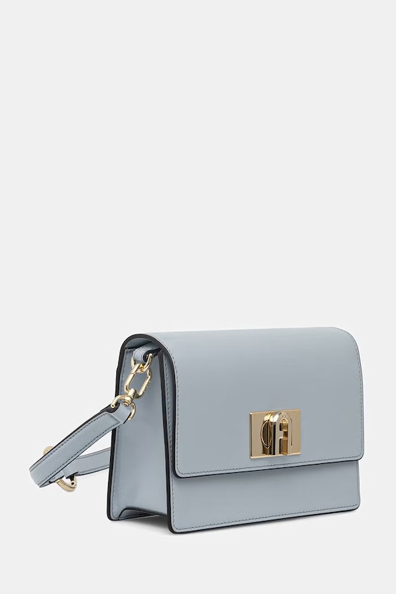Furla geantă crossbody pentru femei, din piele 1927 Mini Crossbody 20 WB01995.VCQ000.AR300 albastru SS26
