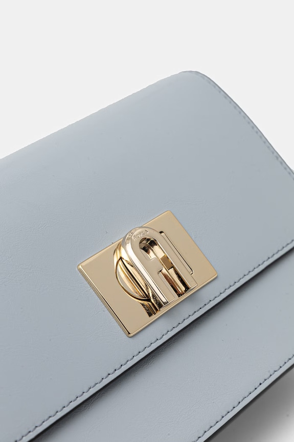 Furla geantă crossbody pentru femei, din piele 1927 Mini Crossbody 20 albastru WB01995.VCQ000.AR300