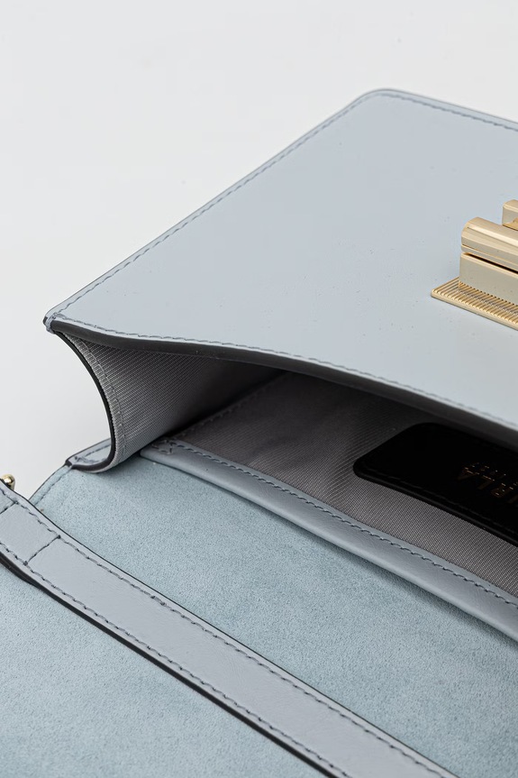 Furla geantă crossbody pentru femei, din piele 1927 Mini Crossbody 20 WB01995.VCQ000.AR300 albastru