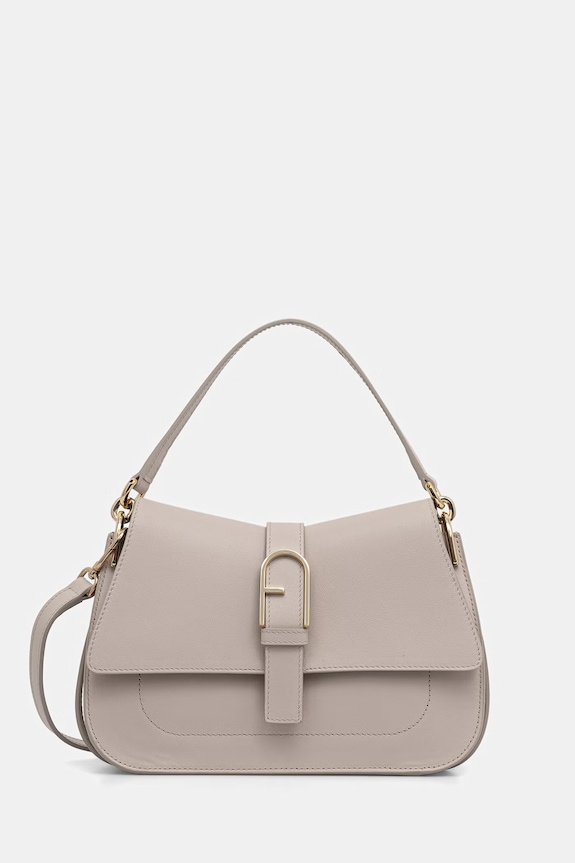 Furla torba za žene kožna Flow M Top Handle bež WB00996.BX2045.4556S
