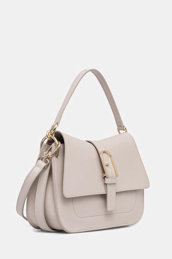 Furla torba za žene kožna Flow M Top Handle WB00996.BX2045.4556S bež SS26