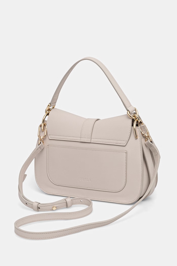 Dodaci Furla torba za žene kožna Flow M Top Handle WB00996.BX2045.4556S bež