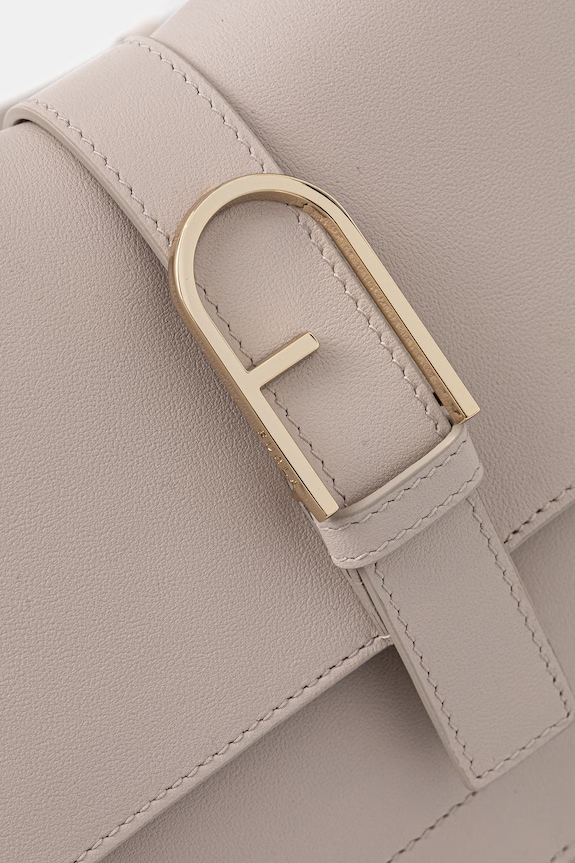 Furla torba za žene kožna Flow M Top Handle bež WB00996.BX2045.4556S