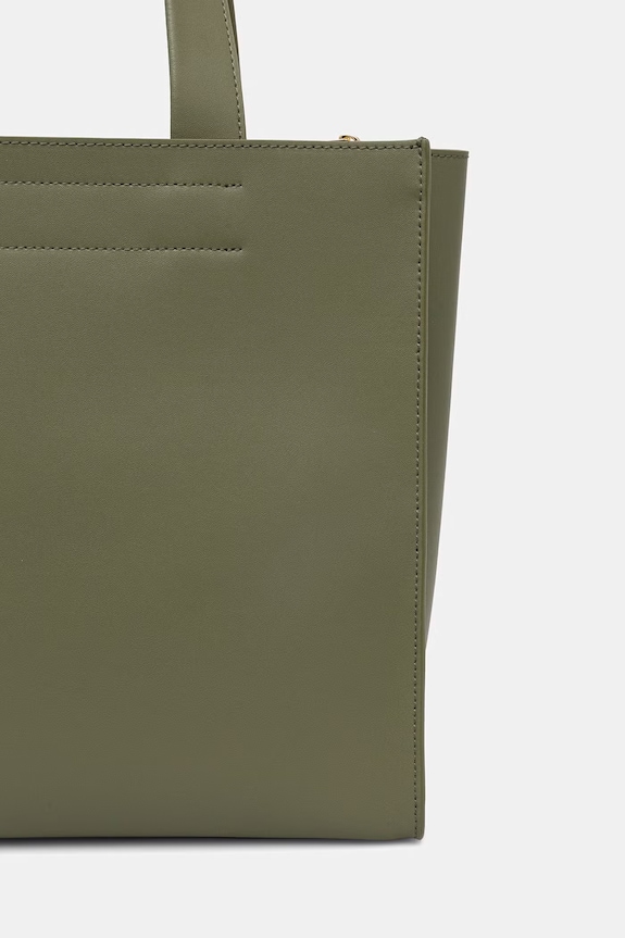 Dodaci Furla shopper torba za žene kožna Divide It M Tote WB02037.BX3104.4555S zelena