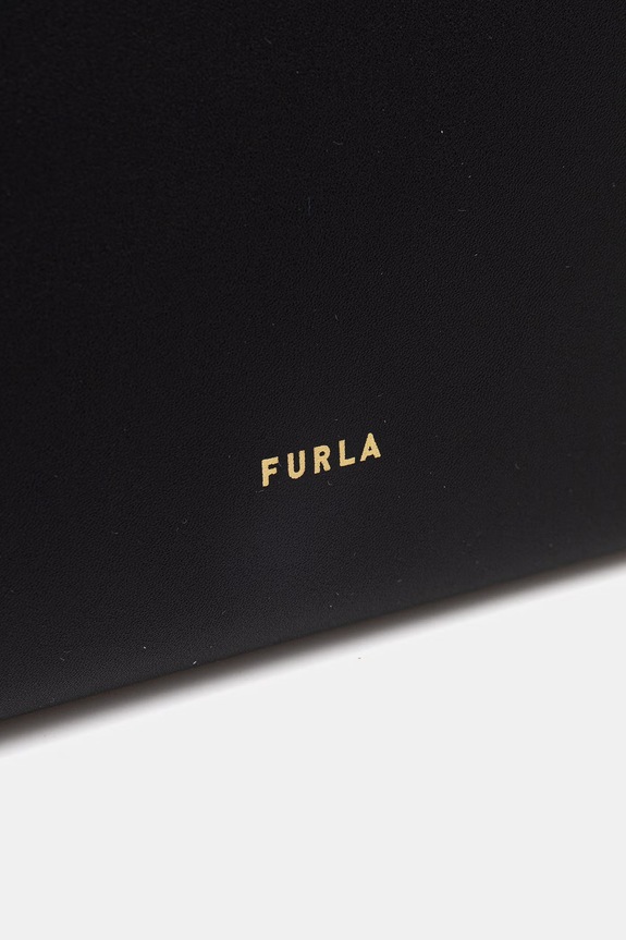 Doplnky Furla kabelka typu tote dámska kožená Divide It M Tote WB02037.BX3104.O6000 čierna