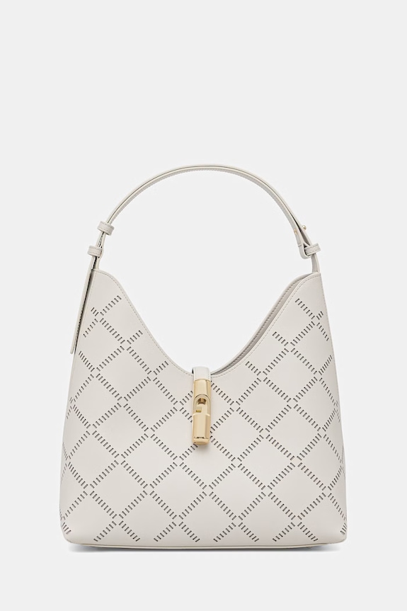Furla nákupní taška dámská kožená Goccia M Hobo béžová WB01499.BX3947.1704S