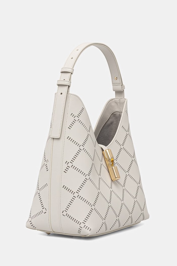 Furla nákupní taška dámská kožená Goccia M Hobo WB01499.BX3947.1704S béžová SS26