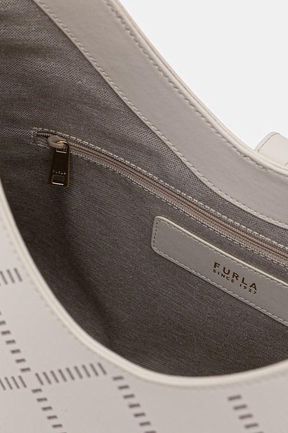 Furla nákupní taška dámská kožená Goccia M Hobo WB01499.BX3947.1704S béžová