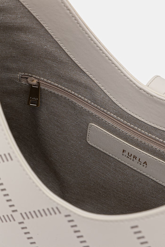 Furla nákupní taška dámská kožená Goccia M Hobo WB01499.BX3947.1704S béžová