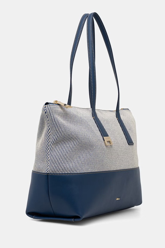 Furla torebka shopper damska Olivia L Tote WB01940.BX4421.4296S niebieski SS26