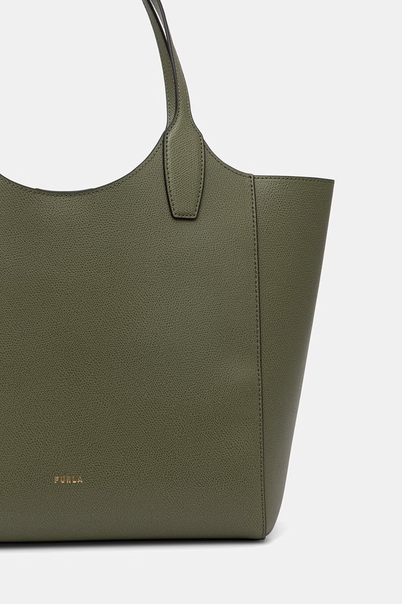 Dodaci Furla torba za žene kožna Lea M Tote WB01941.ARE000.4555S zelena