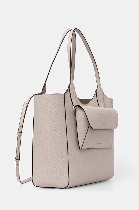 Furla torba za žene kožna Lea M Tote WB01941.ARE000.LIN00 bež SS26