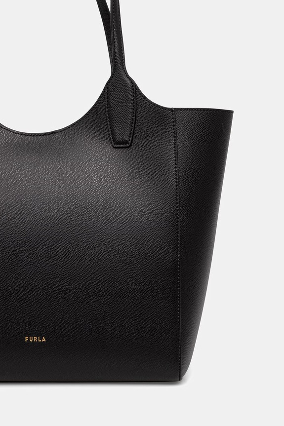 Accessori Furla borsa shopper da donna in pelle Lea M Tote WB01941.ARE000.O6000 nero