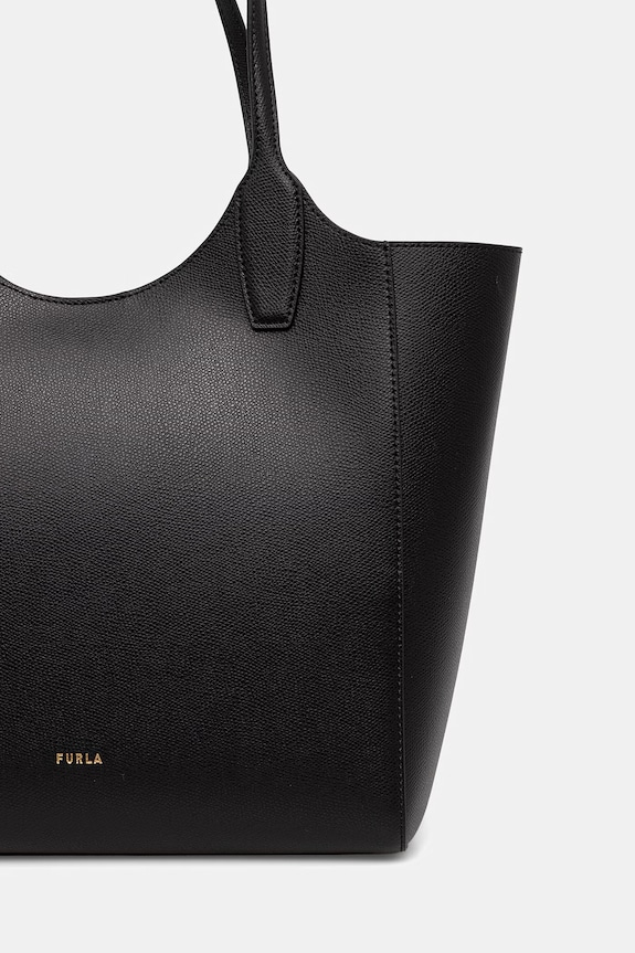 Accessori Furla borsa shopper da donna in pelle Lea M Tote WB01941.ARE000.O6000 nero