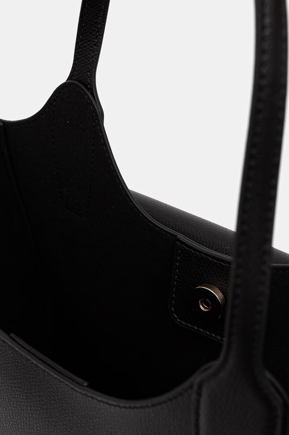 Furla borsa shopper da donna in pelle Lea M Tote nero WB01941.ARE000.O6000