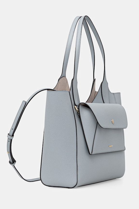 Furla kožna torba za žene Lea S Tote WB02036.ARE000.AR300 plava SS26