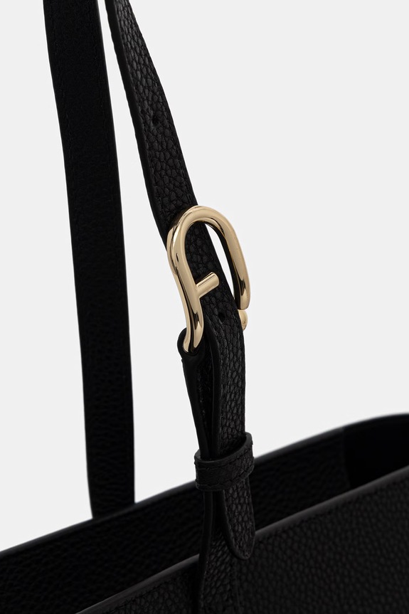 Furla τσάντα shopper γυναικεία δερμάτινη Ava L Tote μαύρο WB02059.BX4329.3924S