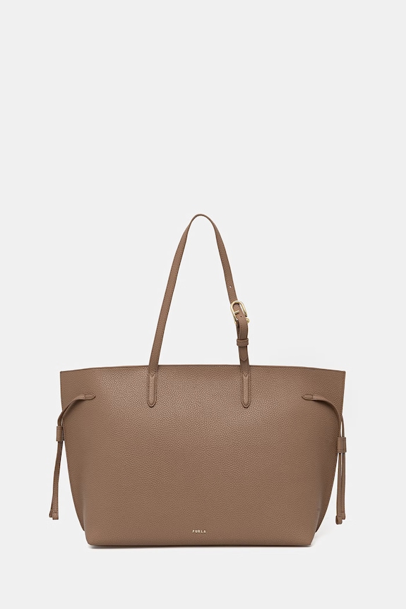 Furla geantă shopper pentru femei, din piele Ava L Tote bej WB02059.BX4329.4619S
