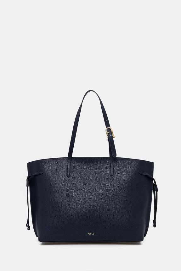 Furla geantă shopper pentru femei, din piele Ava L Tote bleumarin WB02059.BX4329.4858S
