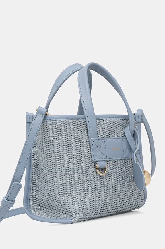 Furla kabelka dámska pletená Divide It Mini Tote WB02068.BX4493.4938S modrá SS26