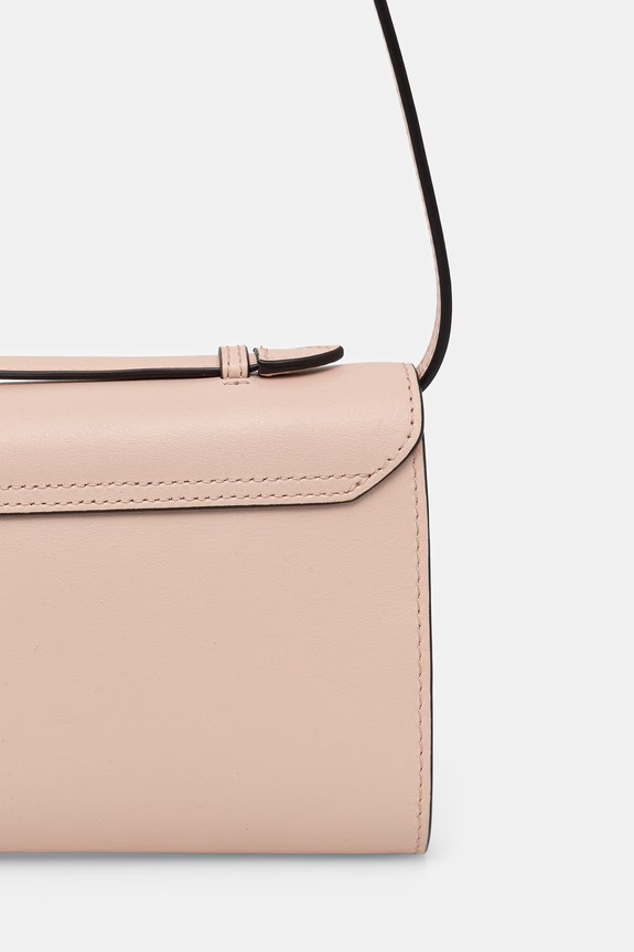 Doplnky Furla kabelka do ruky dámska kožená Clara Crossbody Clutch WE00841.AX0733.4655S béžová