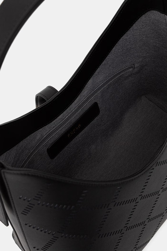 Furla μικρή τσάντα γυναικεία δέρμα Goccia M Hobo WB01499.BX3947.O6000 μαύρο