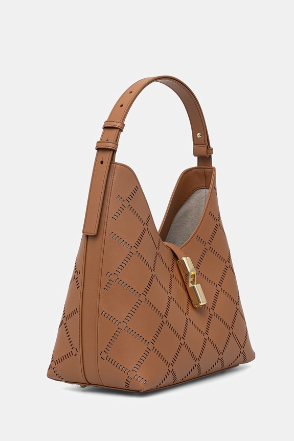 Furla hobo kabelka dámská kožená Goccia M Hobo WB01499.BX3947.RY000 hnědá SS26