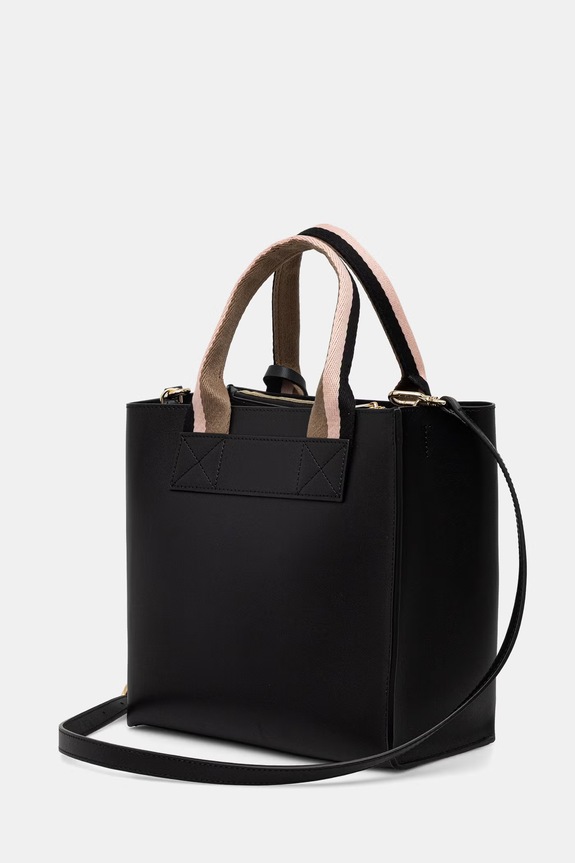 Dodaci Furla crossbody torba za žene kožna Divide It S Tote WB02038.BX4467.TON00 crna