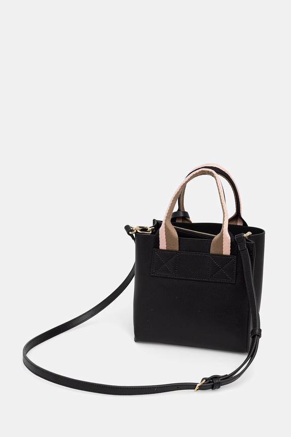 Dodaci Furla crossbody torba za žene kožna Divide It Mini Tote WB02068.BX4467.TON00 crna