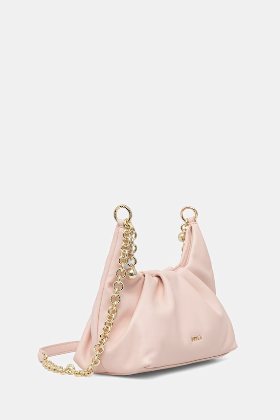 Accesorii Furla geantă crossbody pentru femei, din piele Delia Mini Shoulder WE00837.BX2269.4355S roz