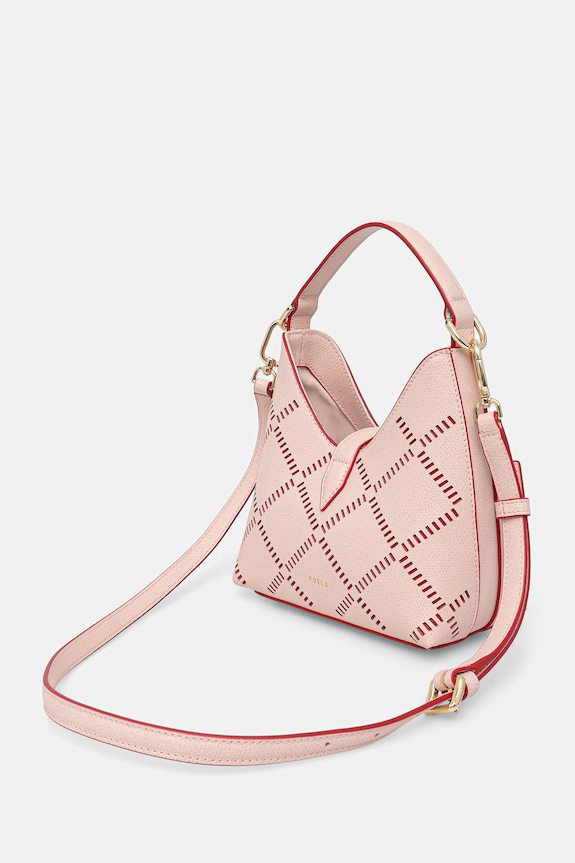 Dodaci Furla torba za žene kožna Iride Mini Hobo WE00876.BX4424.4783S roza