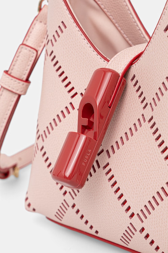 Furla torba za žene kožna Iride Mini Hobo roza WE00876.BX4424.4783S