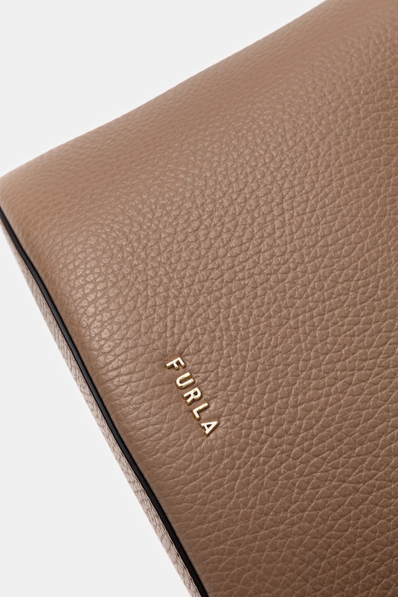 Furla crossbody kabelka dámska kožená Amelia Mini Bucket Bag hnedá WE00879.HSF000.4489S