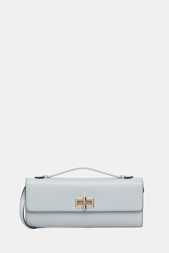 Furla geantă crossbody pentru femei, din piele Clara Crossbody Clutch albastru WE00841.AX0733.AR300