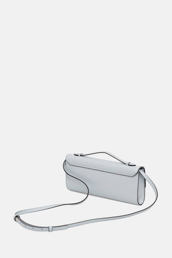 Accesorii Furla geantă crossbody pentru femei, din piele Clara Crossbody Clutch WE00841.AX0733.AR300 albastru