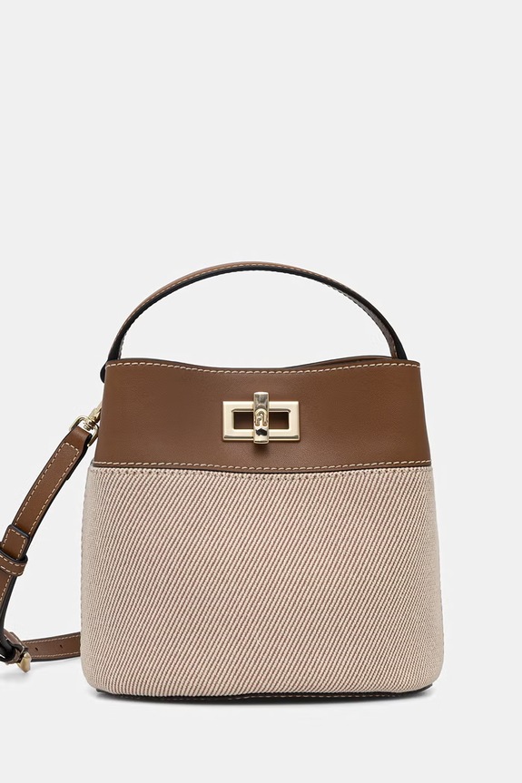 Furla klasična torbica ženska Amelia Mini Bucket Bag bež WE00879.BX3542.TCO00