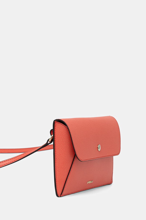 Furla crossbody torba za žene kožna Lea XL Pouch WE00898.ARE000.4477S narančasta SS26
