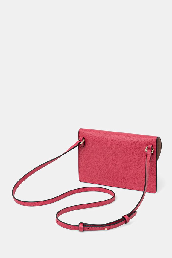 Dodaci Furla crossbody torba za žene kožna Lea XL Pouch WE00898.ARE000.4485S roza