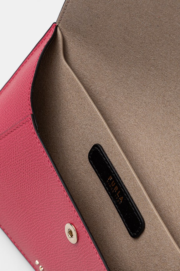 Furla crossbody torba za žene kožna Lea XL Pouch WE00898.ARE000.4485S roza