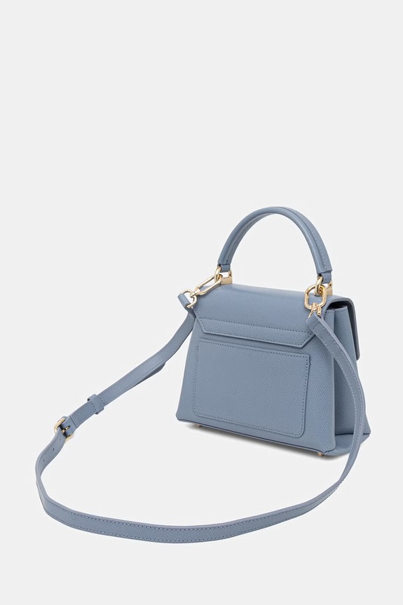 Dodatki Furla crossbody torbica ženska usnjena 1927 Mini Top Handle WB00109.ARE000.2495S modra